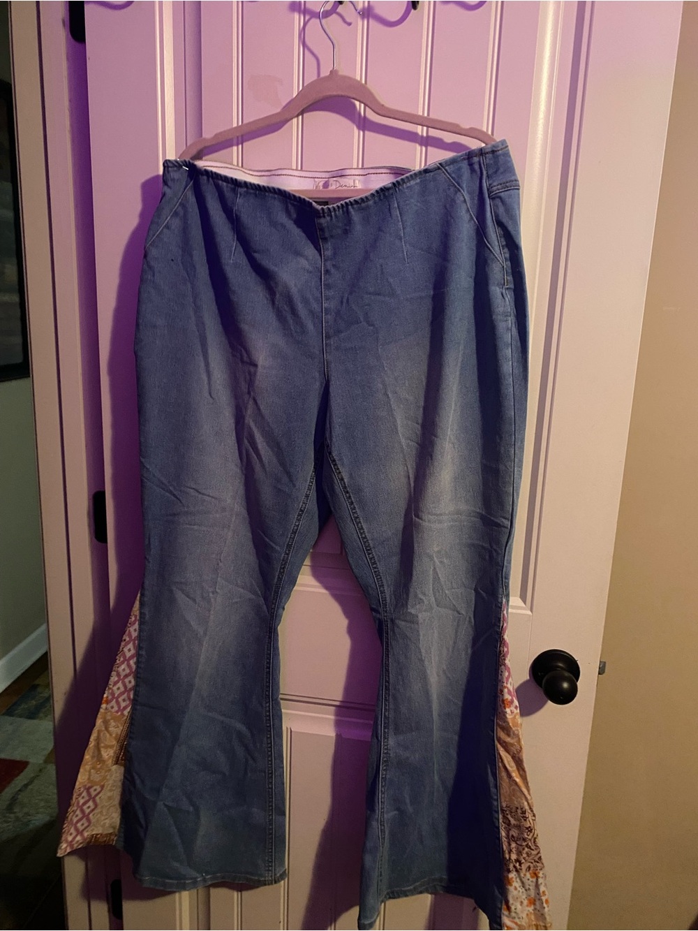 Blue Women's Flare Jeans Pants